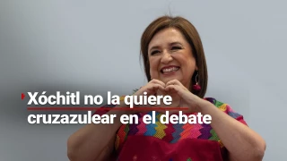 Campañeando: Xóchitl Gálvez confía en que no la va a cruzazulear en el tercer debate presidencial