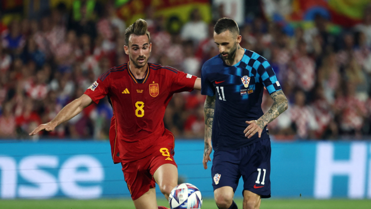 Marcelo Brozovic con la selección de Croacia