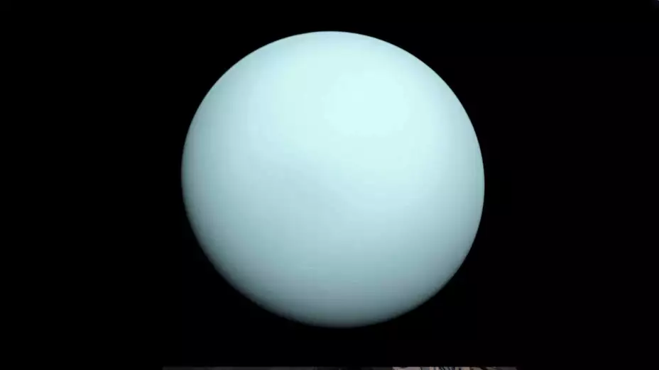 El planeta Urano.