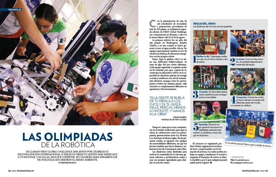 En la edición pasada México ganó el tercer lugar en la categoría de diseño e ingeniería