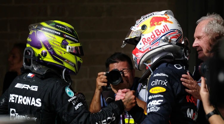 Lewis Hamilton y Max Verstappen