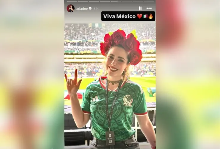Ariadne Díaz apostó el cabello si México perdía ante Inglaterra; así fue su apuesta¿ cumplirá?