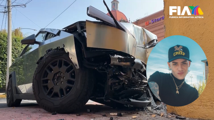 “Jhay Pa” fue identificado como el conductor que chocó una Cybertruck en CDMX.