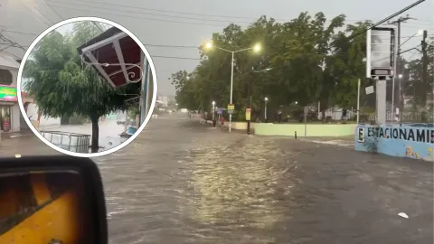 Así se ven las lluvias en Culiacán, miércoles 9 de julio