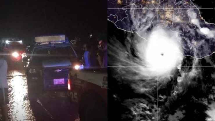 huracán otis en Puebla