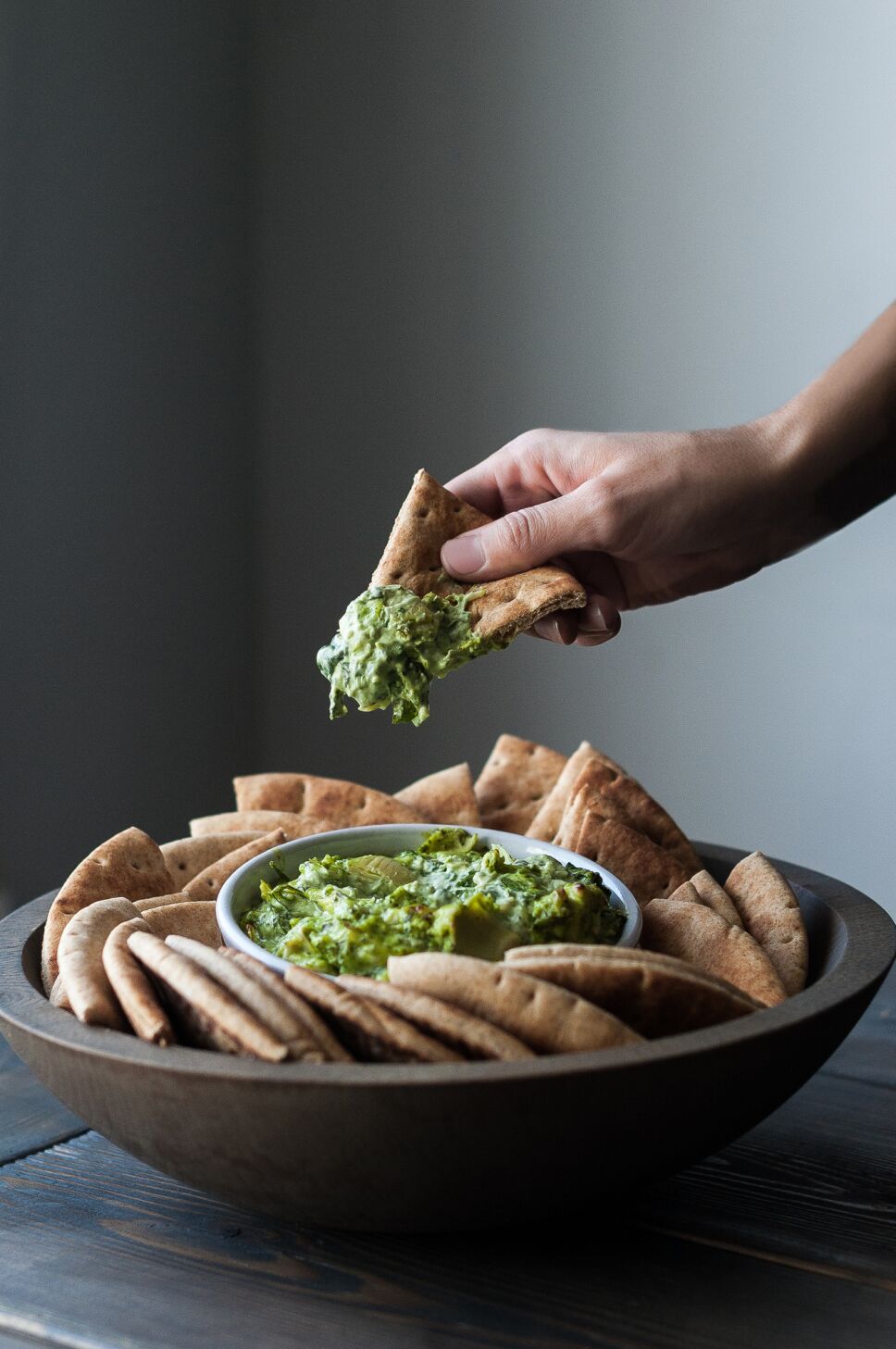 Dip de espinaca y alcachofa