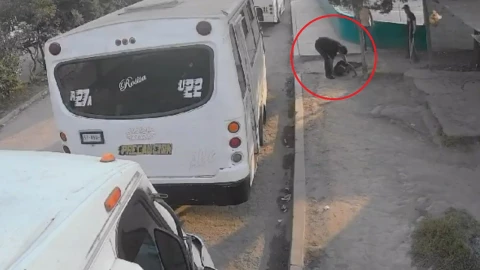 agresión checador ruta 27A puebla video