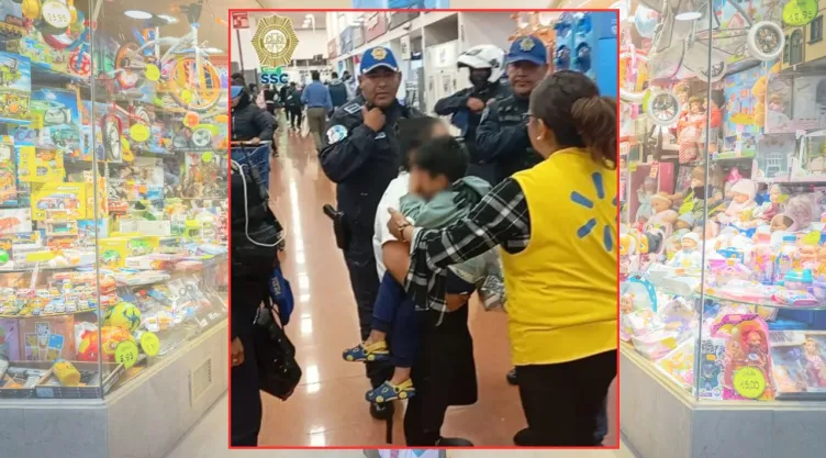 Niño de 5 años se sale de su casa en Cuajimalpa; policías lo encuentran en una juguetería