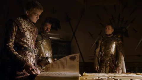 Joffrey se entera de Dunk en un libro