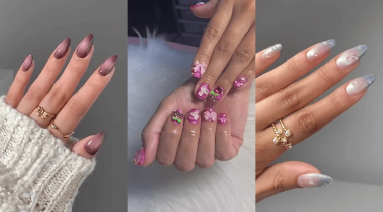 10 diseños de uñas coreanas brillantes y coloridas.png