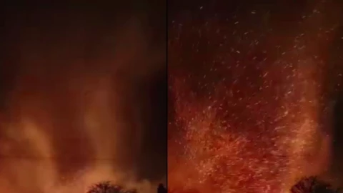 Se registra remolino de fuego en Chiapas; ¿qué es y por qué sucede?