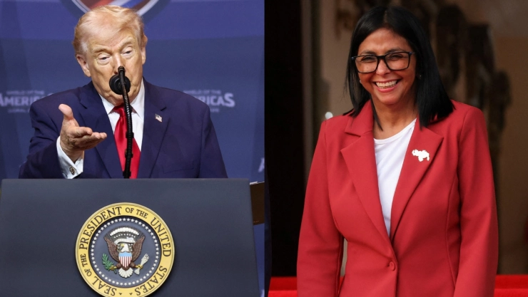Trump confirma reconocimiento a Delcy Rodríguez y reabre relaciones con Venezuela