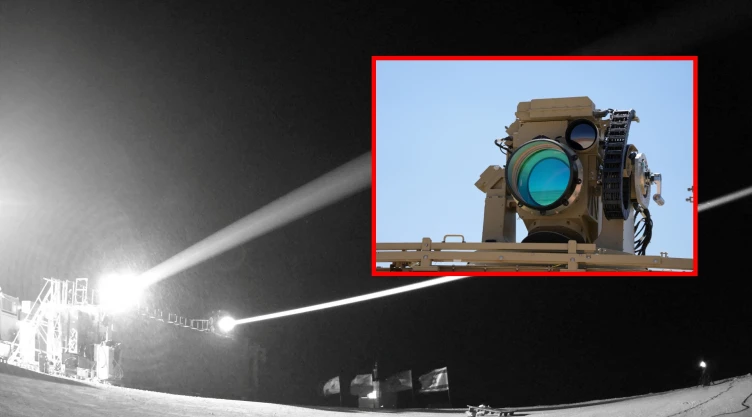 El sistema láser interceptor de misiles “Iron Beam”, desarrollado por Israel, se ve en acción en esta imagen obtenida por Reuters el 17 de septiembre de 2025