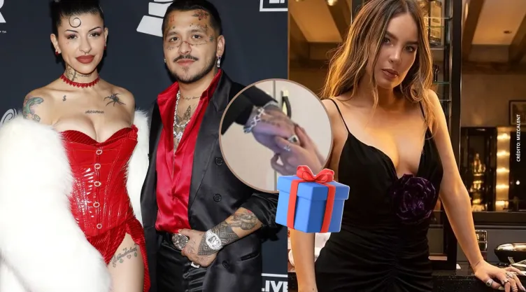 Christian Nodal repite su historia con Belinda al lado de Cazzu con este anillo.