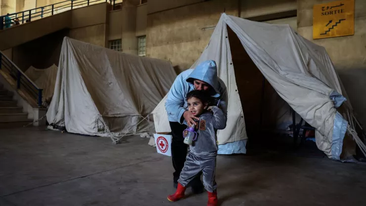 Desplazados por la guerra en Medio Oriente