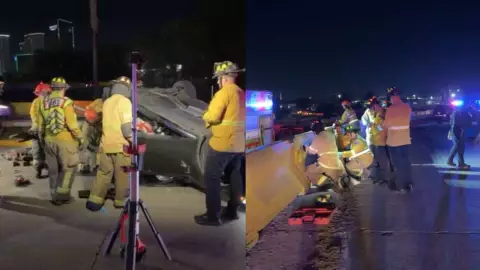 Volcadura y prensado en Tijuana