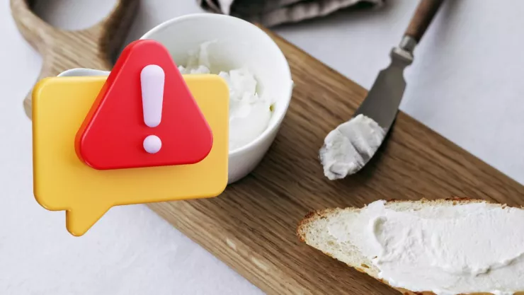 Emiten alerta por queso crema contaminado
