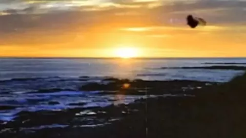 Foto tomada en el lugar donde aparentemente Frederick Valentich desapareció