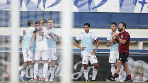 Gol de Kevin Álvarez, México vs Australia