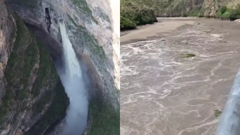 Comienza-desfogue-de-la-presa-Zimapán-en-Querétaro-y-afecta-servicio-de-agua