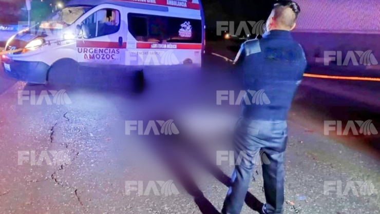 Muerto atropellado carretera federal Puebla-Tehuacán amozoc