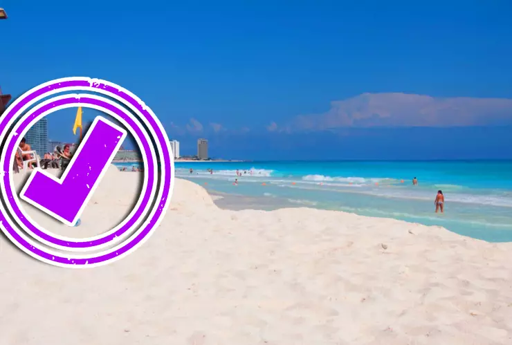 Estas son las playas de Cancún en las que puedes nadar HOY 28 de noviembre de 2025.webp