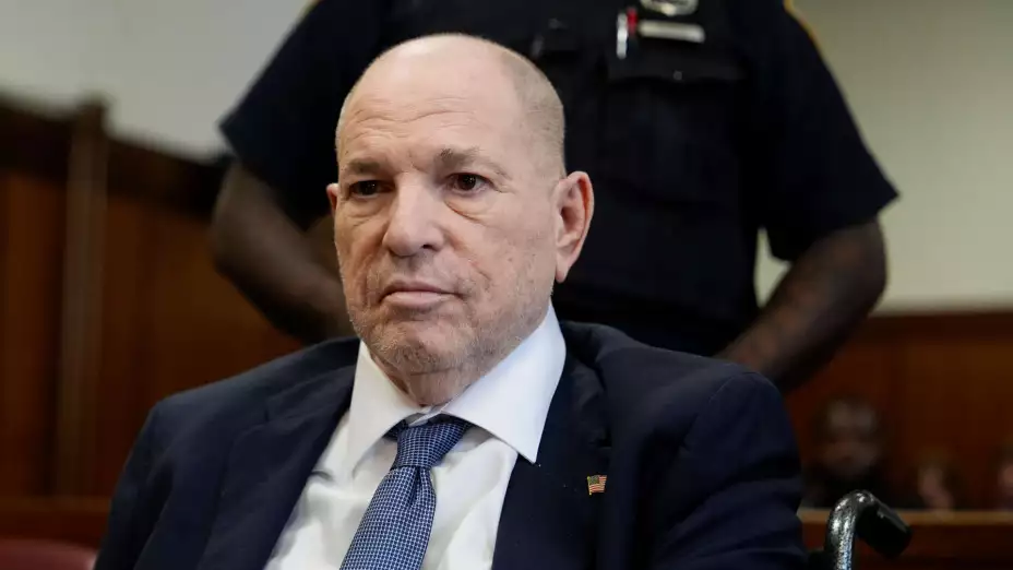 Harvey Weinstein en un tribunal penal en Manhattan.