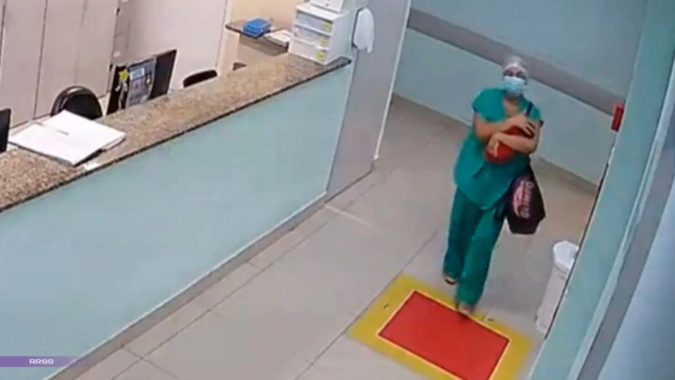 VIDEO: Enfermera fingió estar embarazada e intentó robar a una bebé recién nacida en Brasil