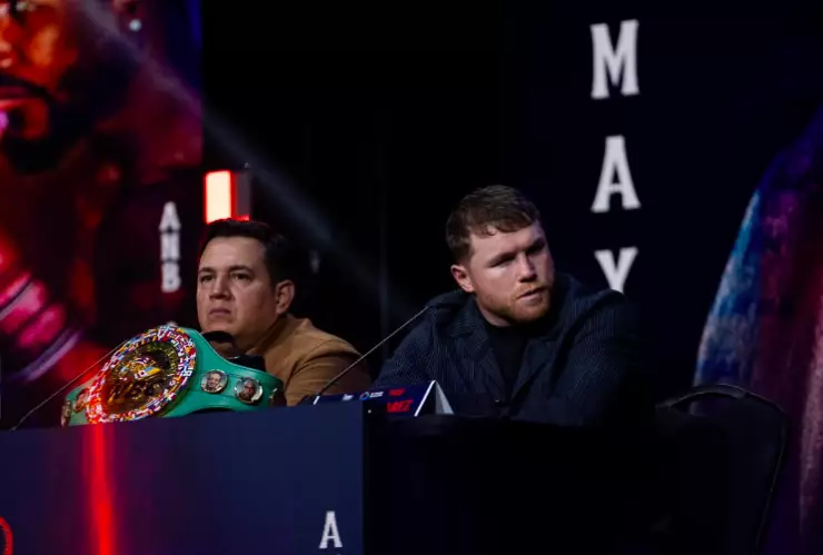 Conferencia de prensa en Nueva York Canelo vs Scull