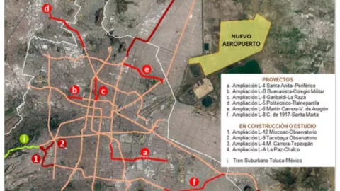 Ampliación de la Red del Metro de CDMX.