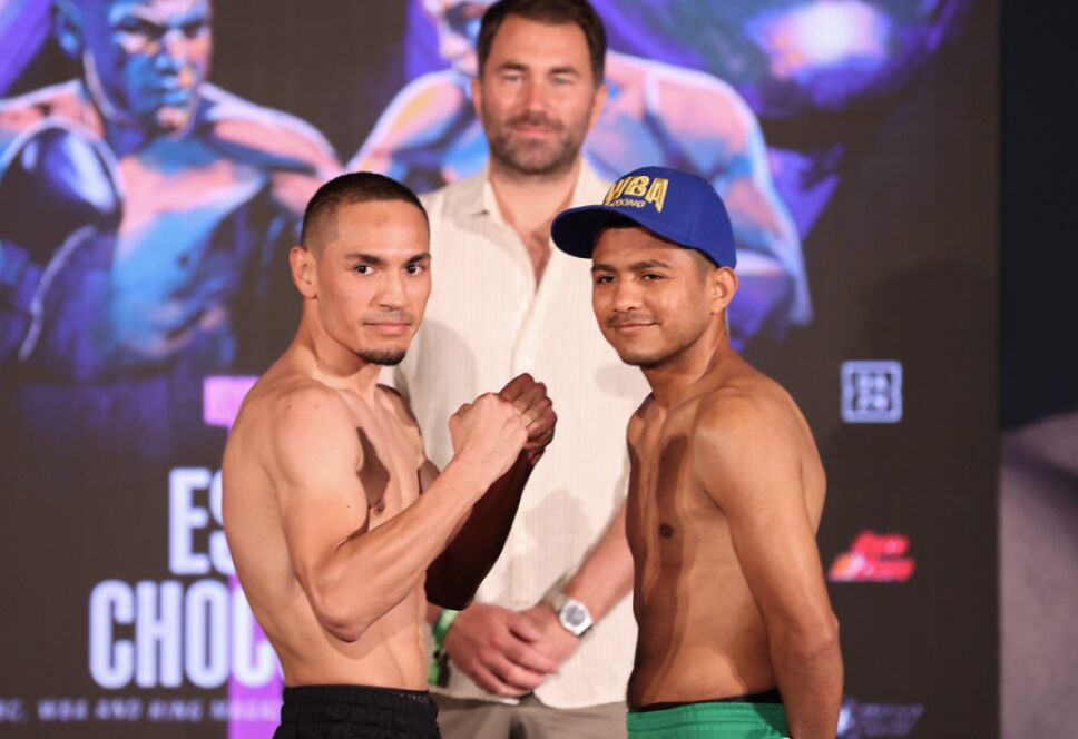 Gallo Estrada vs Chocolatito González pesaje pelea 13 de marzo