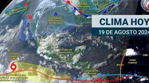 clima hoy 19 agosto en México