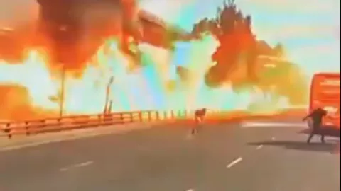 ¡Cómo un infierno! Revelan nuevo VIDEO de la explosión en Iztapalapa; se creó una violenta ONDA EXPANSIVA