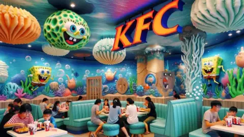 Así es la experiencia inmersiva de Bob Esponja en KFC