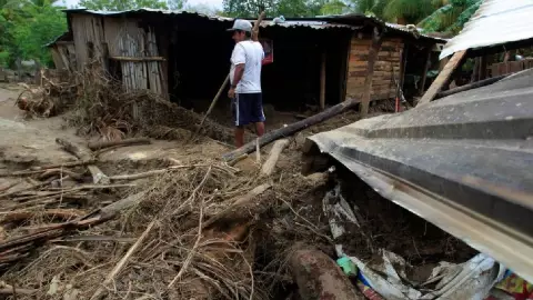 6 personas desaparecidas por Agatha en Oaxaca