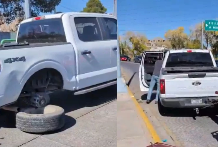 choque contra muro en la Cantera