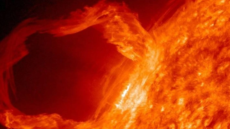 erupción en la atmósfera del Sol podría causar afectaciones en la Tierra