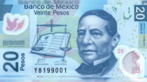 Billete de 20 pesos con la imagen de Benito Juárez sale de circulación