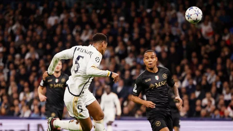 Jude Bellingham ante el Napoli