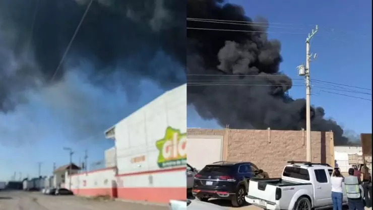 Incendio en bodega de Chihuahua hoy