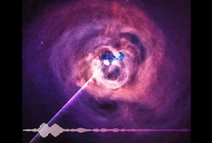 agujero negro sonido NASA