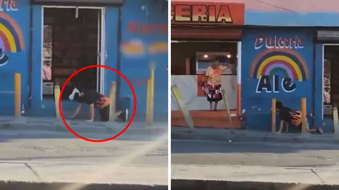 La escena generó reacciones divididas en redes sociales