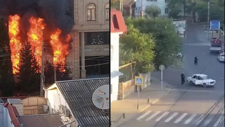 Atacan sinagoga y una iglesia en Rusia; reportan al menos un muerto y varios heridos.jpg