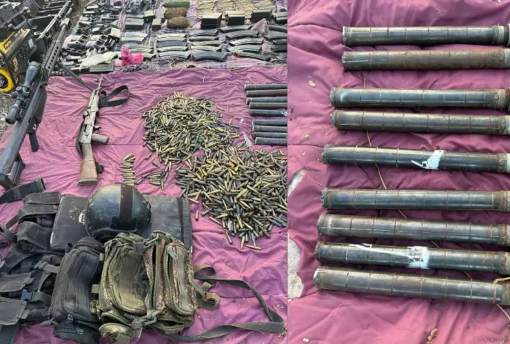 Aseguran artefactos explosivos y armas en Rosario, Sinaloa. .jpg