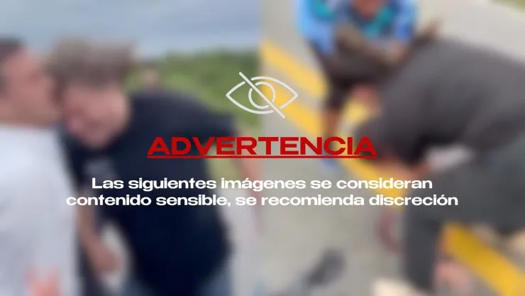 Filtran FUERTE VIDEO del momento en que atacan de un CABEZAZO a un hombre en pleno operativo