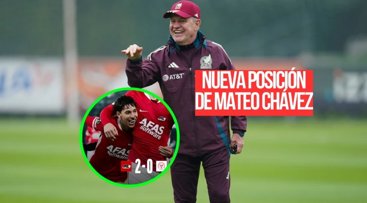 Toma nota Javier Aguirre en México: la nueva e insólita posición en la que juega Mateo Chávez en Europa