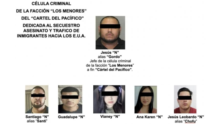 Caen miembros de célula criminal de “Los Chapitos”