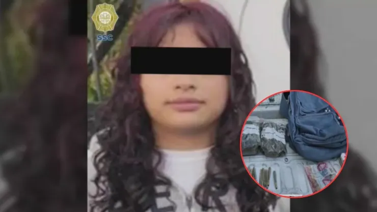 Capturan a estudiante de la UNAM de 18 años; estaba cargada con marihuana en CU
