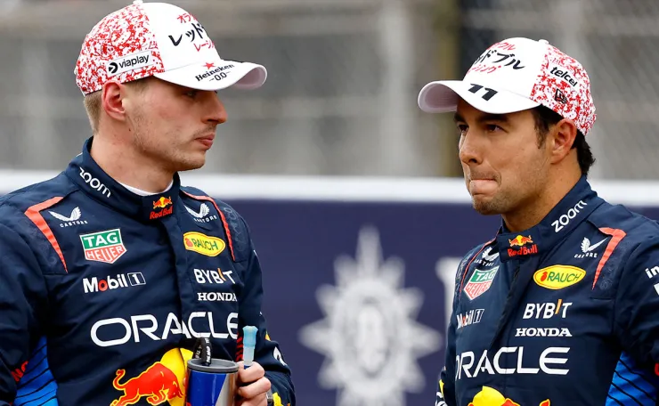 Verstappen y Checo Pérez