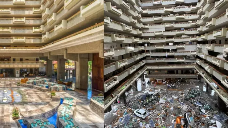 VIDEO_ Antes y después del hotel Princess Acapulco tras huracán Otis